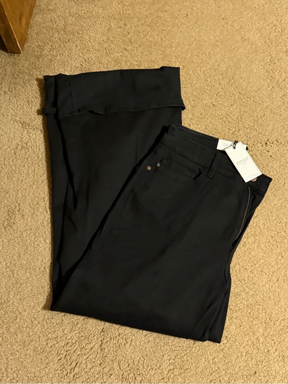 Judy Blue Wide Leg Pants in Black